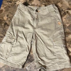 Wrangler tan shorts size 12 boys